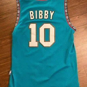 adidas Tops Vancouver Memphis Grizzlies Small Teal Blue Mike